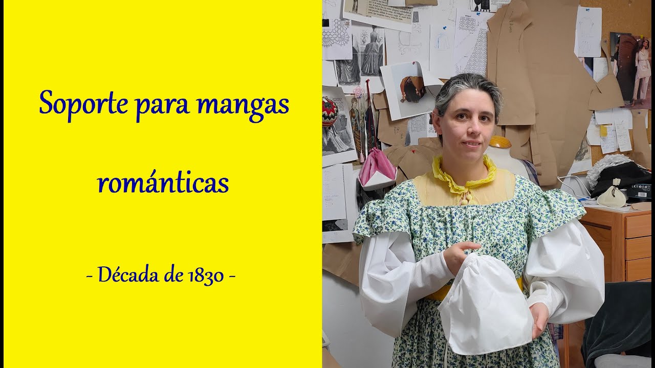 SOPORTES PARA MANGAS ROMÁNTICAS (década de 1830)