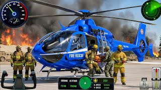 City Helicopter Flying Game 3D | Real Helicopter Rescue Flight Simulator _ Android Gameplay screenshot 1