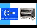 Vídeo: Horno de Pizza industrial Electrico Doble 8+8 Pizza de 32cm ®Cleiton
