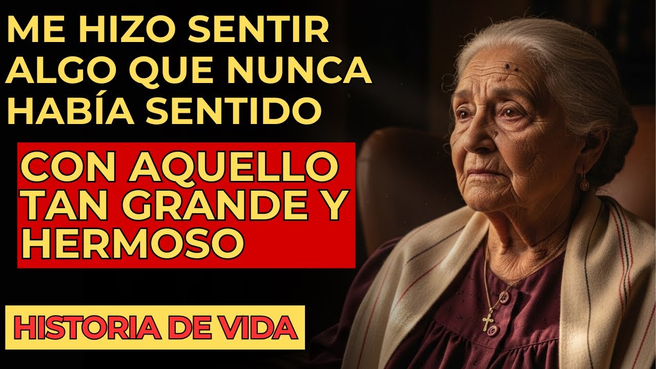 A MIS 52 AÑOS UN HOMBRE ME HIZO SENTIR ALGO QUE NUNCA HABÍA SENTIDO CON AQUELLO TAN GRANDE Y HERMOSO