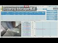 はんだ付けロボット専用工程管理ソフトウェア「SolderingManager」：こてはんだ付け例