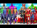 Team SPIDER-MAN Combined HULK Color VS The AVENGERS - EPIC SUPERHEROES WAR