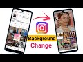 change Instagram homescreen background || How to set photo on home screen of Instagram?