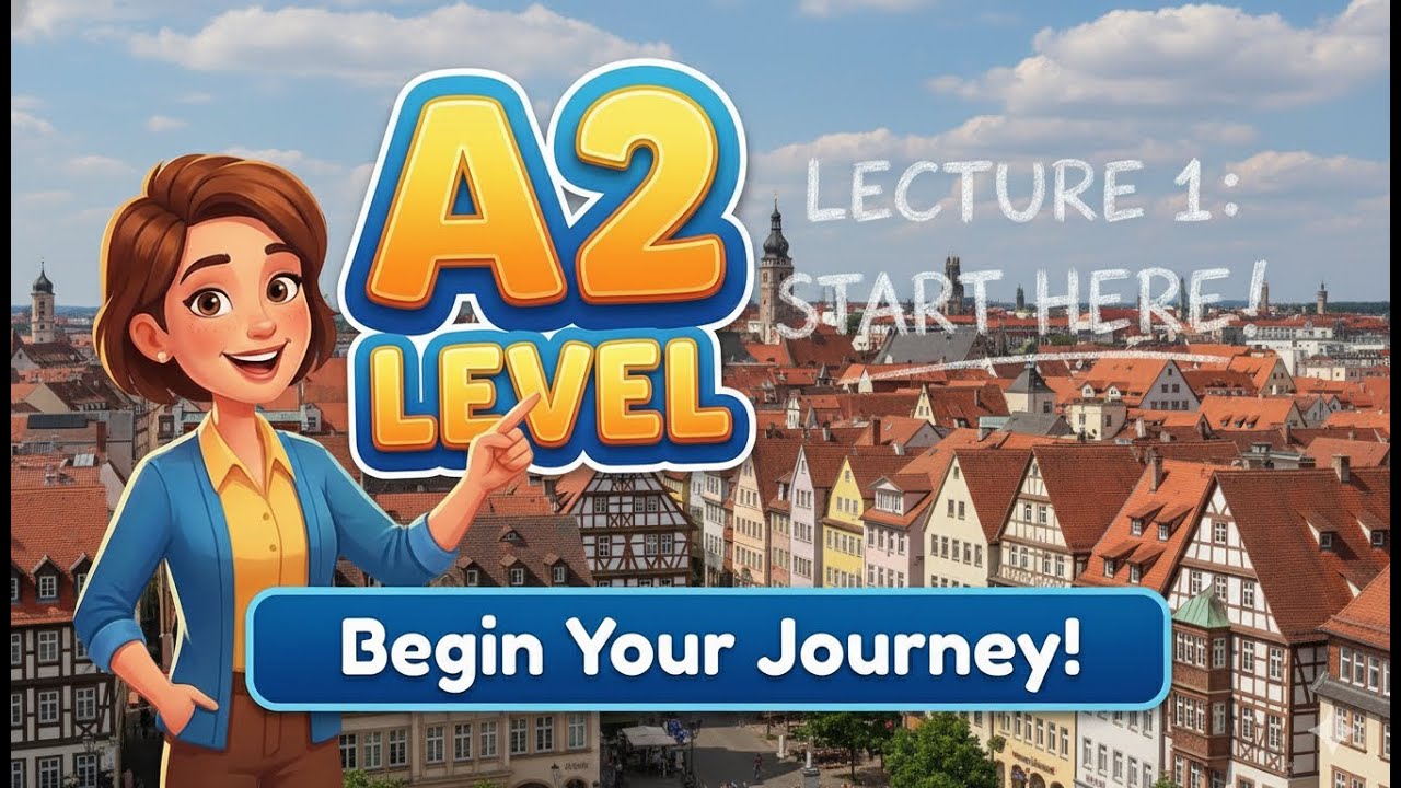 German A2 Level for Beginners - Let's Start Simple| Lecture 1 - YouTube