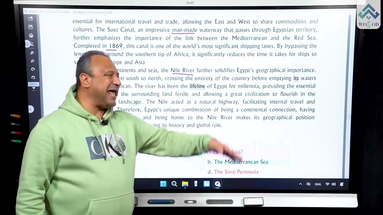 Feedback on Homework on  Vocabulary - Session 3 - Senior 1