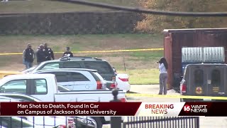 Homicide investigation underway after man found shot to death on JSU campus