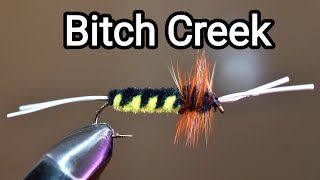 How To Tie the Bitch Creek fly pattern| Fly tying tutorial