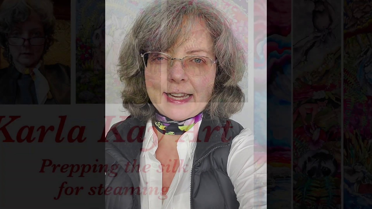 3 How to/Steam silk dyes & wash out fabric/floral bandana YouTube