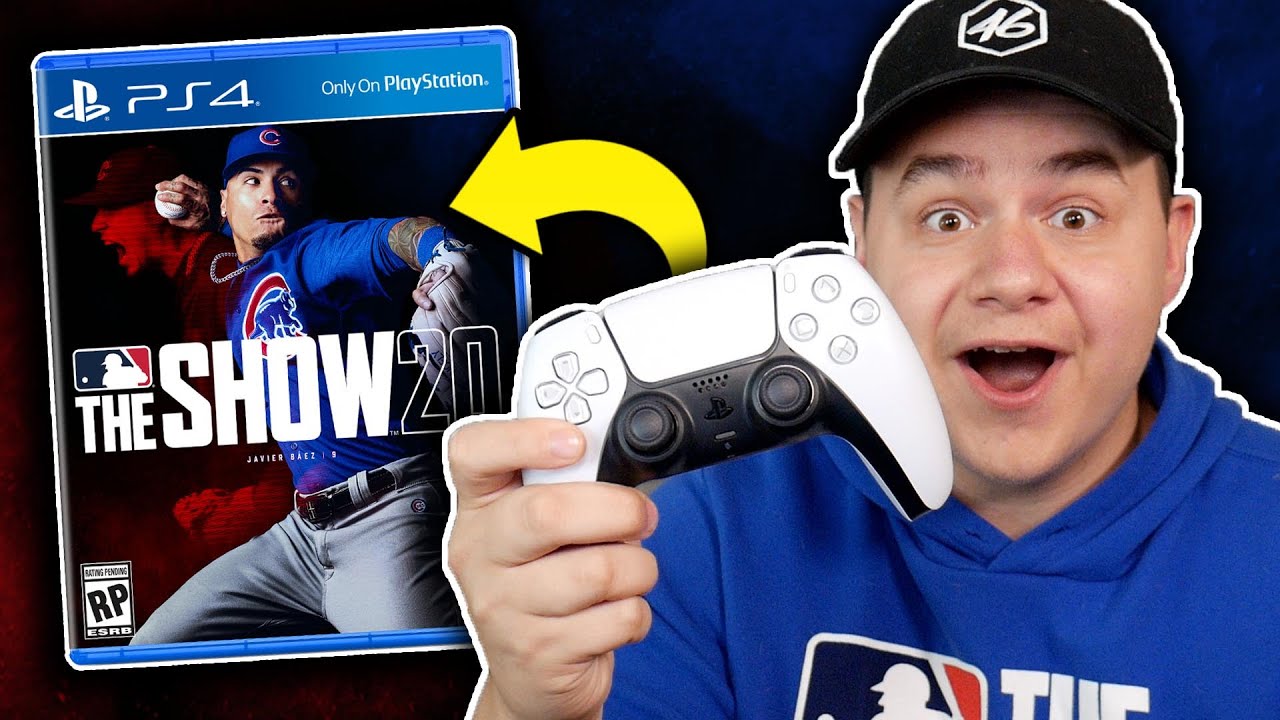 i used a PS5 CONTROLLER to play MLB THE SHOW 20!