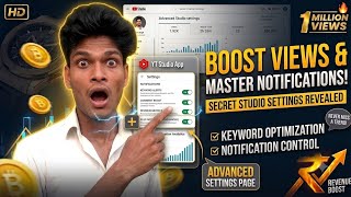 YT Studio Secret Settings 2026: Boost Views & Revenue 🚀YouTube Studio Hidden Settings | Master Noti screenshot 3