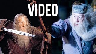 Dumbledore vs. Gandalf (Epic Wizard Duel) FIGHTING