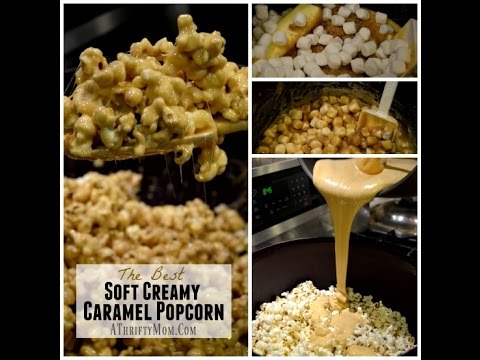 The best Soft and Creamy Caramel Popcorn you will ever eat