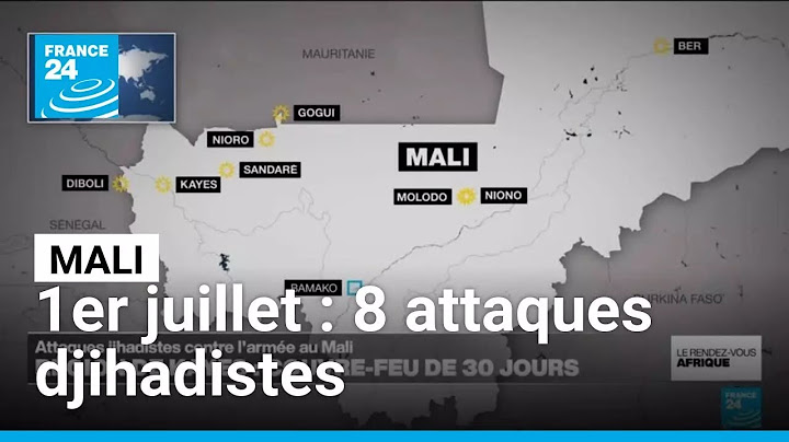 Mali : 7 attaques simultanées contre les forces armées le 1er juillet • FRANCE 24