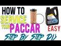 Paccar Oil Change and Full Service DIY Easy Step By Step Guide !