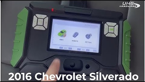 How To Program 2016 Chevrolet Silverado with Vapontech VP996 Key Programmer
