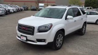 2016 GMC Acadia SLT AWD White Oshawa ON Stock# 160855
