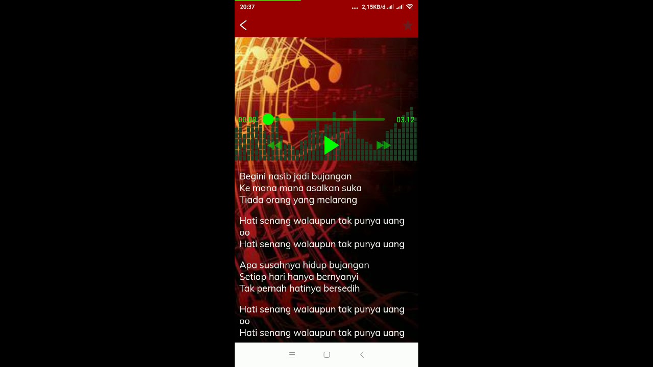 Hati Senang Walaupun Tak Punya Uang Lirik - Info Terkait Uang
