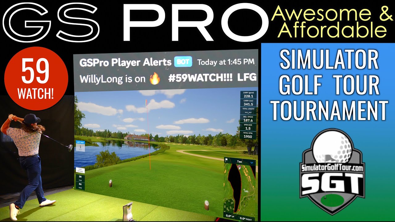 GSPro Review And Simulator Golf Tour Gameplay! 59 Watch! YouTube