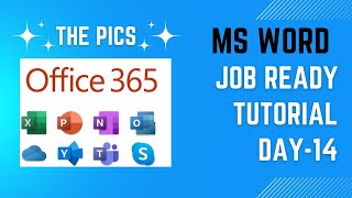 MS WORD 365 Tutorial .