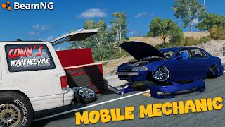 Beamng "static" Mobile Mechanic!!!! (gone Wrong)
