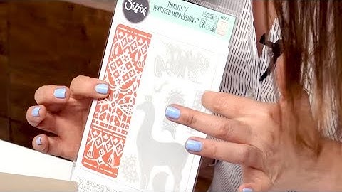 Thinlits Die and Embossing Folder Sets - Sizzix