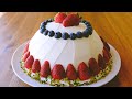 Berries Dome Cake | Zuccotto Cake | No-Bake | Easy Recipe