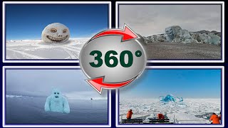 Top 5 Winter Monsters in VR 360 on Google Maps: Real Locations.