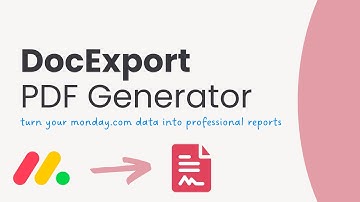 DocExport PDF Generator for monday.com