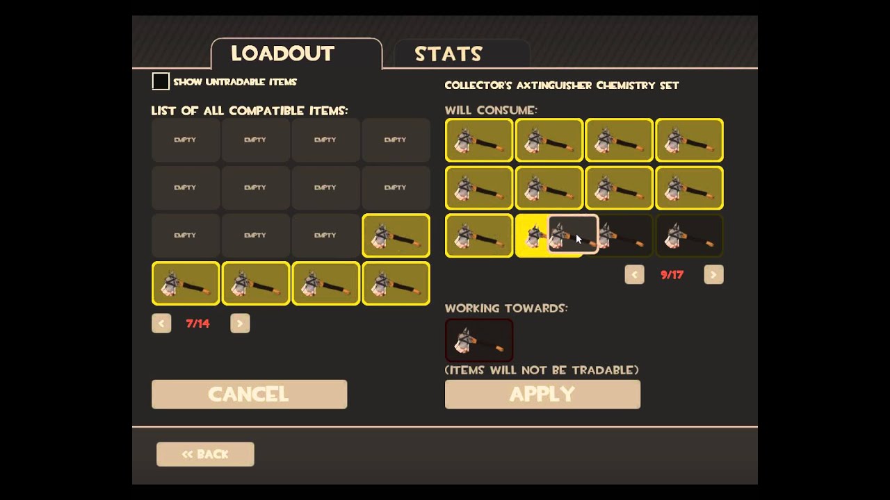 Using A Collector's Chemistry Set (Axtinguisher) TF2 YouTube