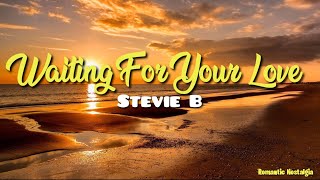 🎤Waiting For Your Love - Stevie B(Lyrics)