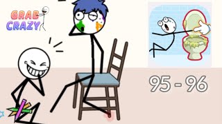 Grab Crazy Level 95 & 96 🤯 LEGEND MODE ACTIVATED! Only 1% Pass 😵🔥 #grabcrazy #grabcrazygame  screenshot 3