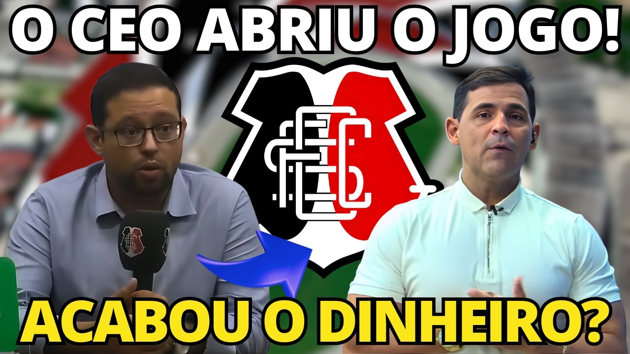⚫⚪🔴 ACABOU A PACIÊNCIA! O QUE O CEO DO SANTA CRUZ ESCONDEU DE VOCÊ HOJE!