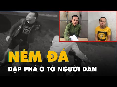 Bắt 2 thanh niên đập phá hàng loạt xe hơi ở Đà Nẵng