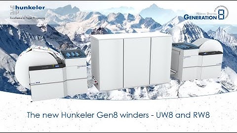 The new Hunkeler Gen8 winders – UW8 and RW8