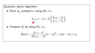 Ch03n1: Quadratic Splines