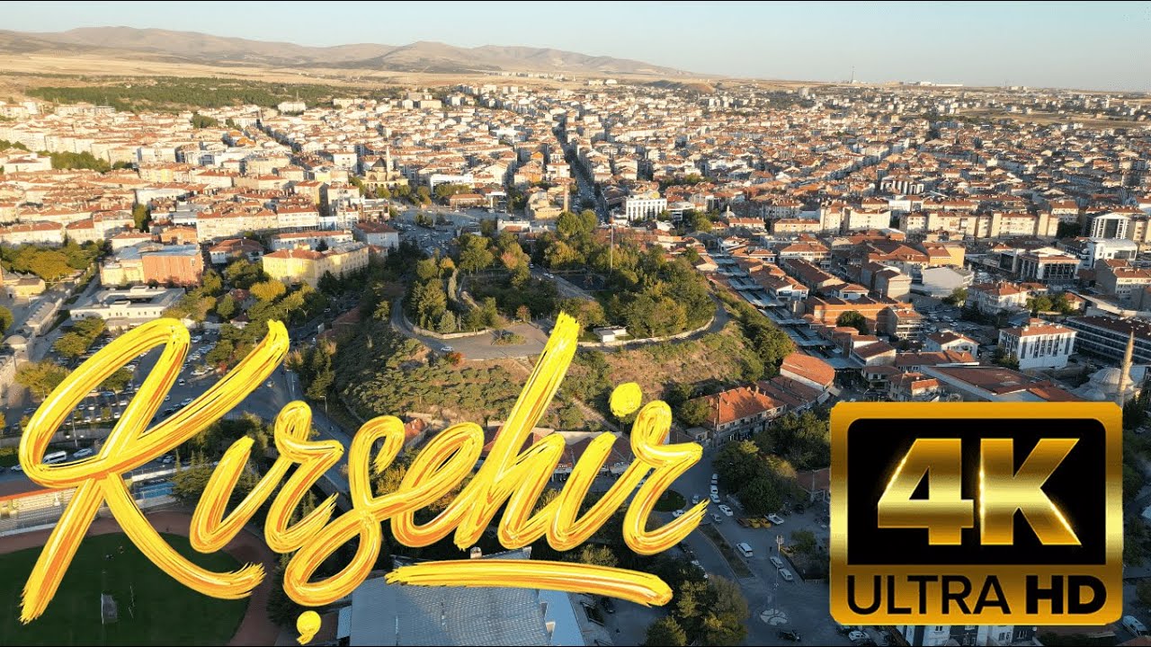 4K | Kırşehir Merkez & Kale |Havadan Keşif 🇹🇷
