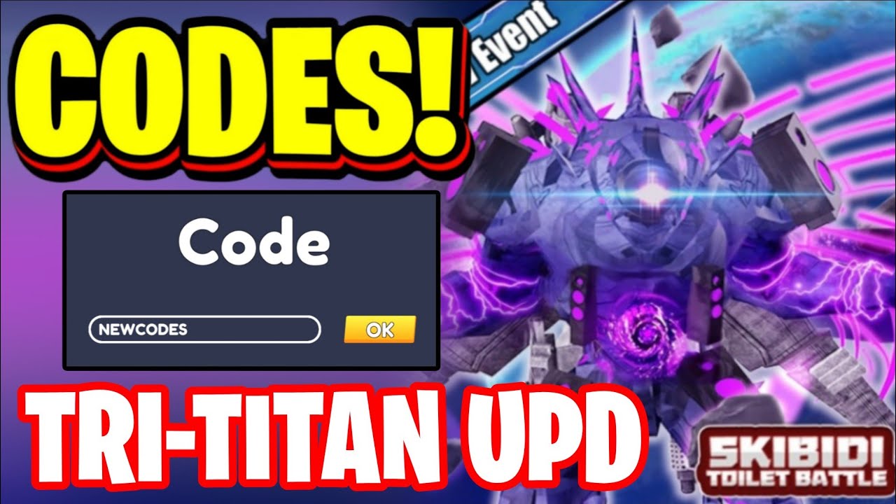 ALL NEW TRI-TITAN UPDATE CODES FOR SKIBIDI TOILET BATTLE BOOM 2025! SKIBIDI TOILET BATTLE BOOM CODES