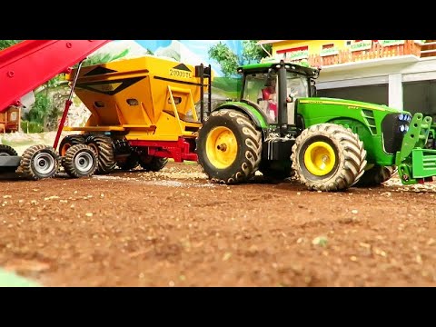 toy tractor videos working on the farm
