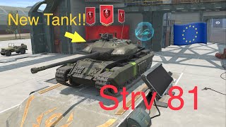 New Tank! Opening Strv 81 Containers! #wotblitz #youtube #crazy