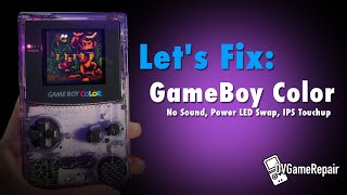 Lets Fix: GameBoy Color No Sound