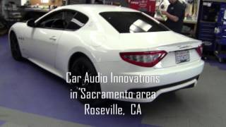 CAI Car Audio Innovations of Roseville (Sacramento) California works on Maserati Gran Turismo S
