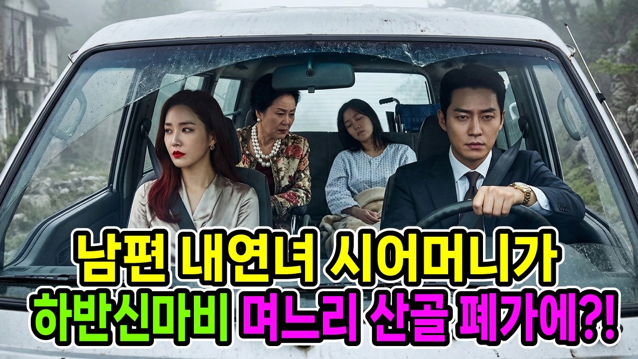 하반신 마비 며느리를 산골폐가에 버린 남편과 내연녀 시어머니 그 둘이 떠난 뒤 며느리는 폐가에서 탈출해 시누이와 복수를 준비하는데