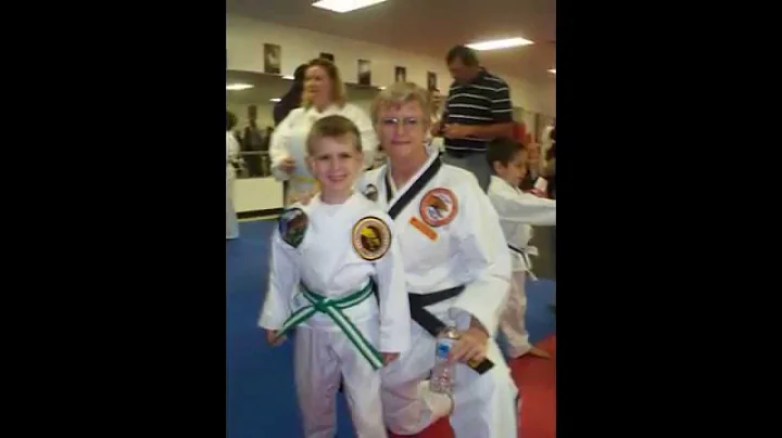 Christopher @ 6yrs old ~ Level 1 Green Belt in Tae...