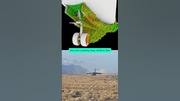 Aircraft Landing Gear Airflow Sim