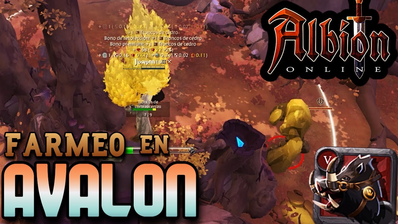 CAMINOS DE AVALON sesión de farmeo en Albion Online