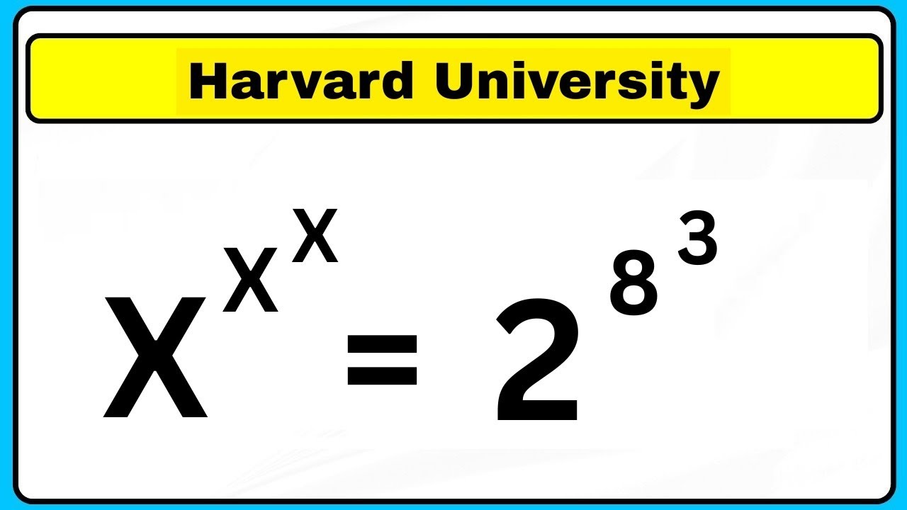 Harvard University Admission Test | Nice Square problem 