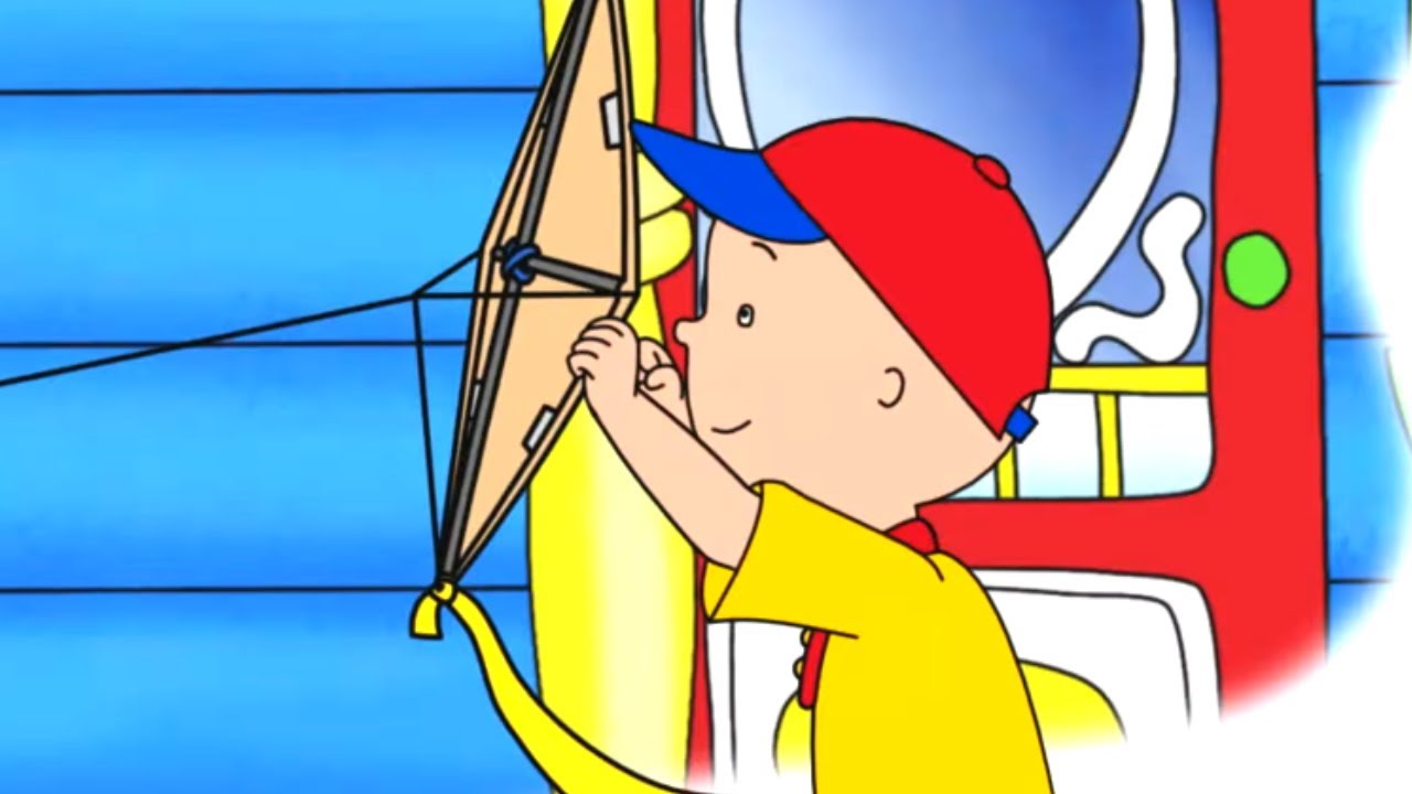 Flying A Kite | Caillou Cartoon