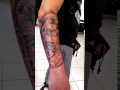 Gangster skull sleeve ftw tattoo giessen