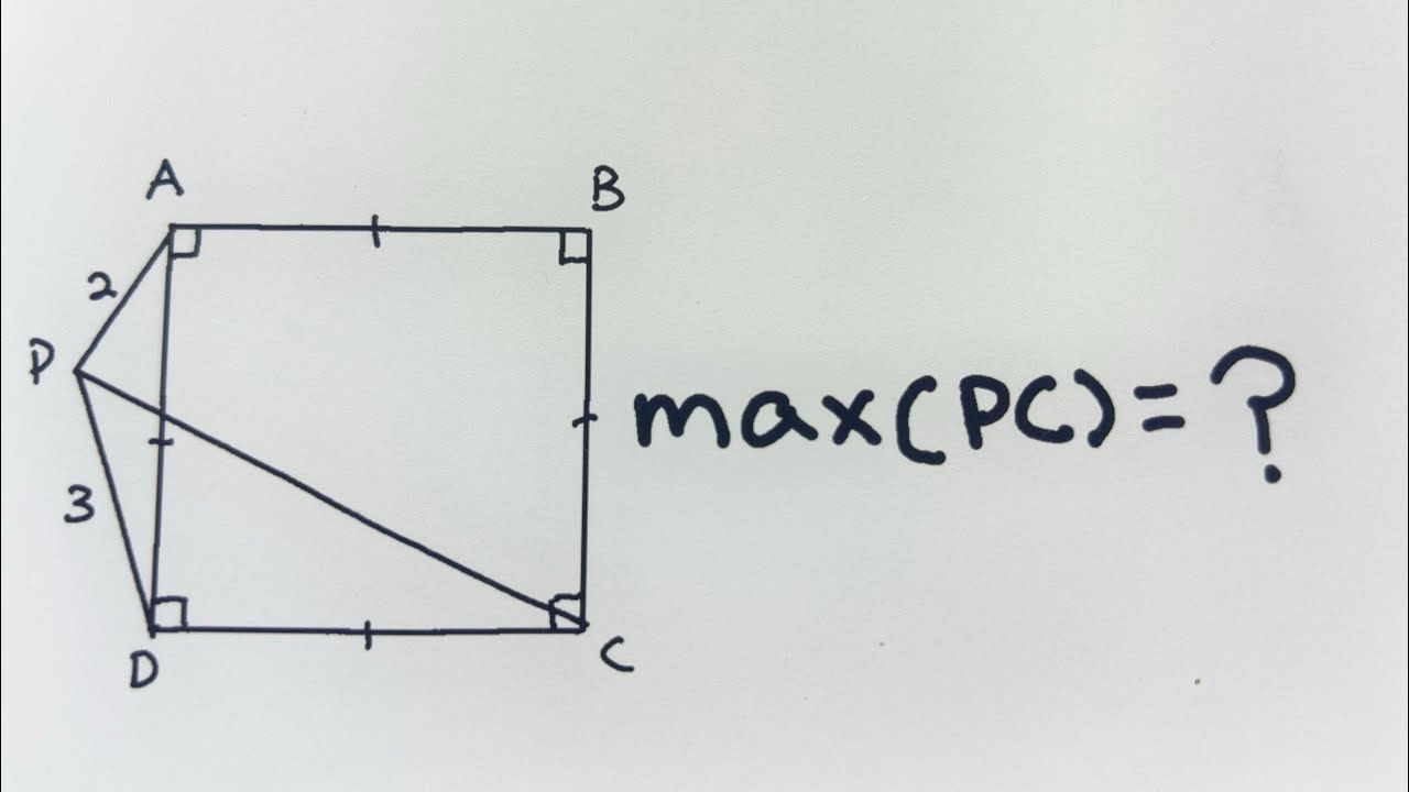 Q557 | Math Olympiad | Geometry | Square | Rotation | Maximum Length ...