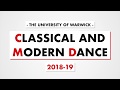 Classical  modern dance 201819  the university of warwick